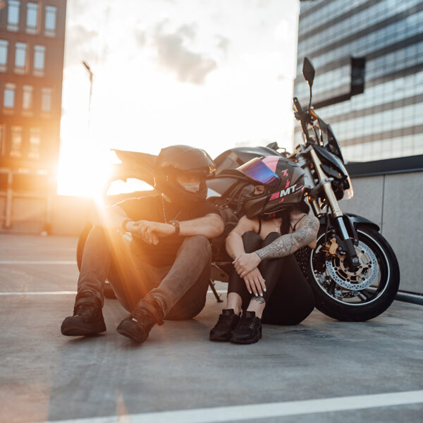Biker pāris